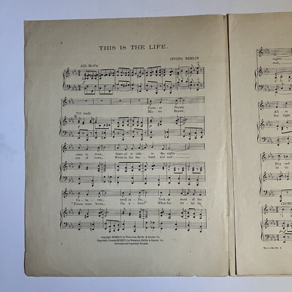 1910s Vintage Sheet Music Everybody's Doin' It Now - Ragtime Violin - Picture 13 of 16
